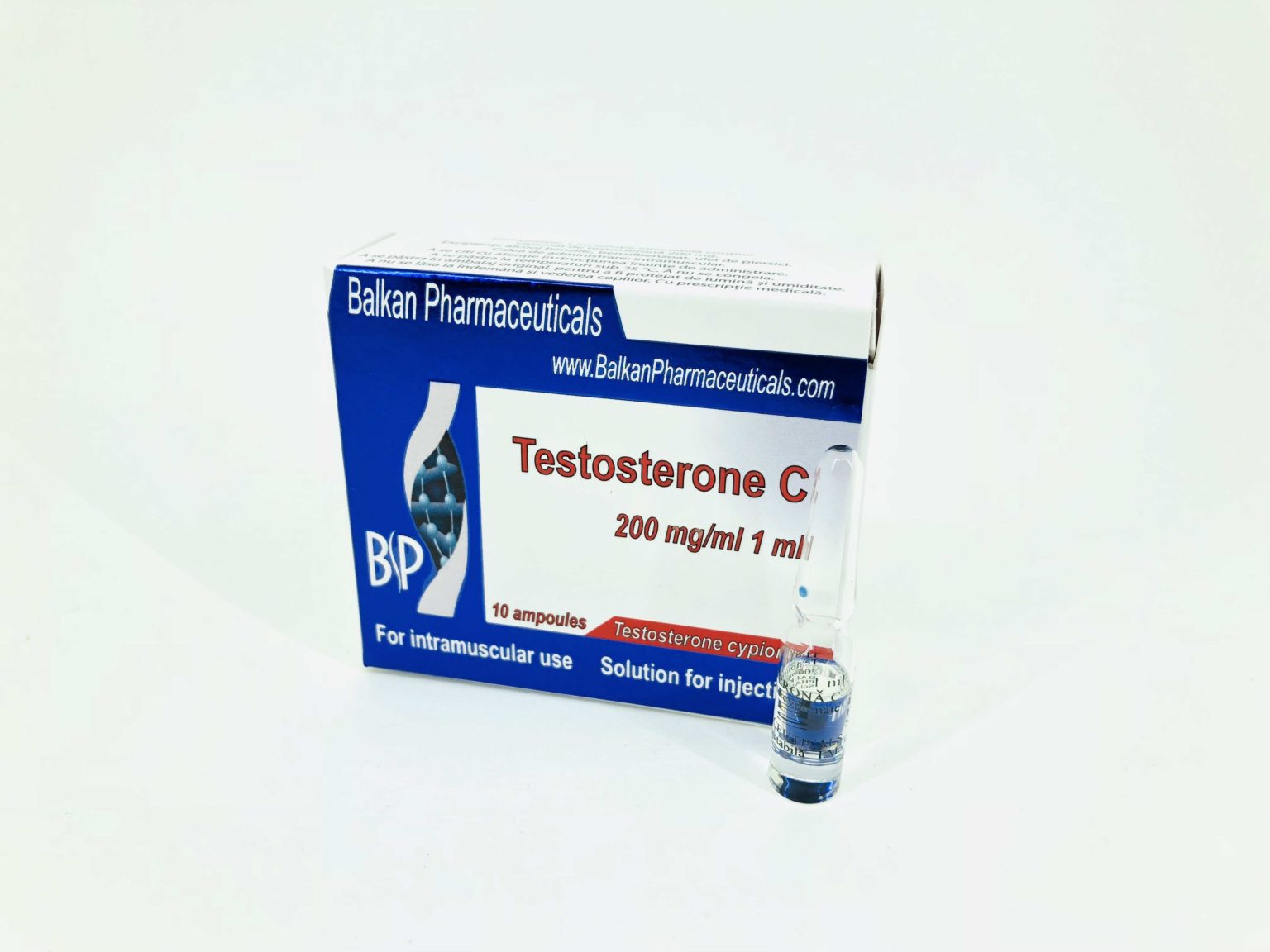 Testosterone Cypionate Balkan Pharma Testosterona C 10 X 200 Mg Kup Sterydy Anaboliczne W